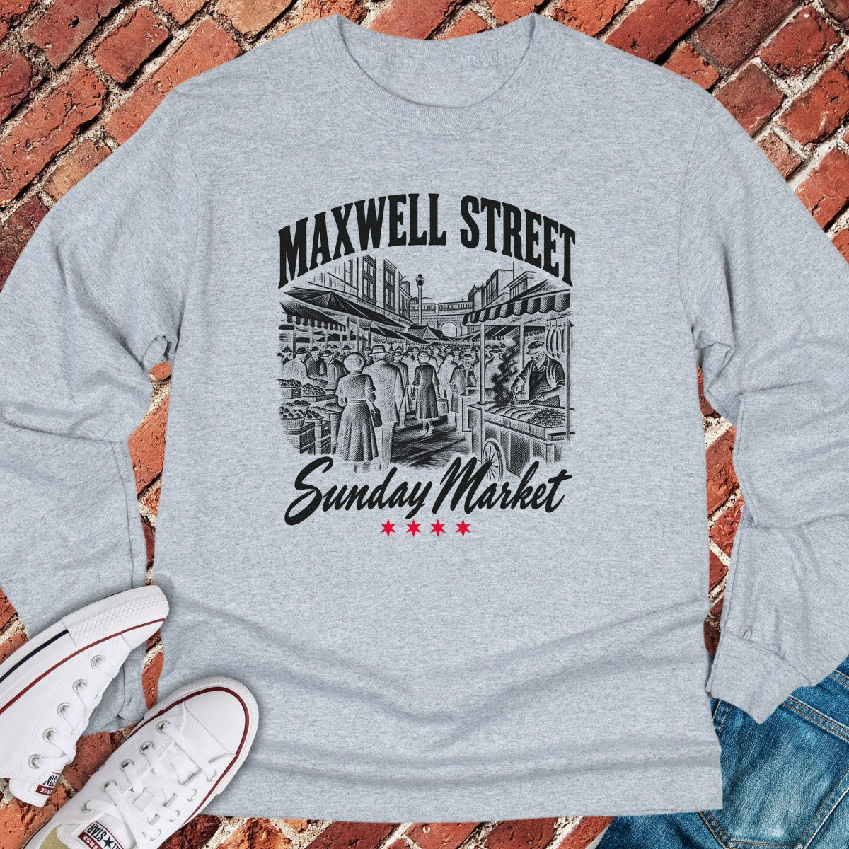 Maxwell Street Long Sleeve - Sport Grey