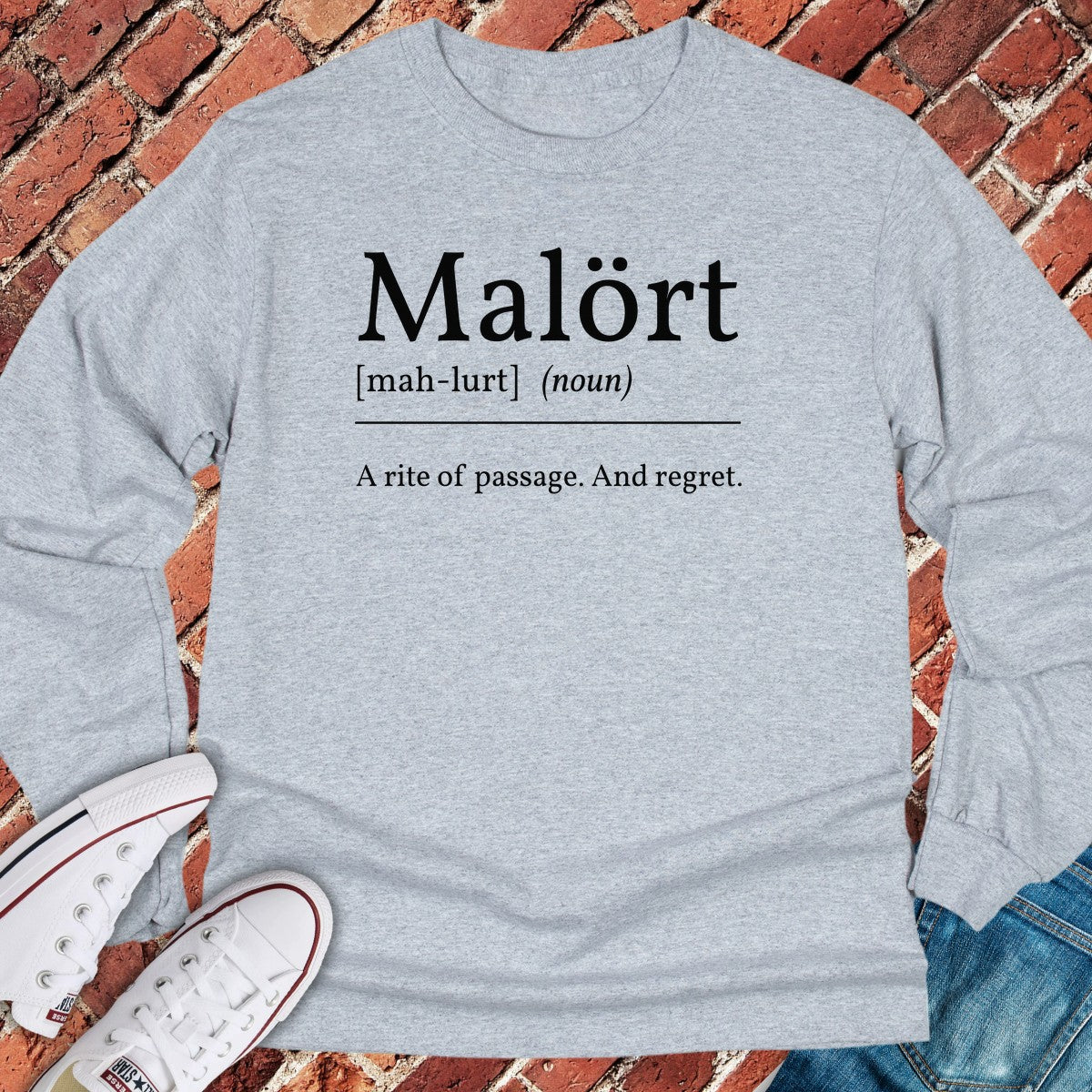Malort Regret Long Sleeve - Sport Grey