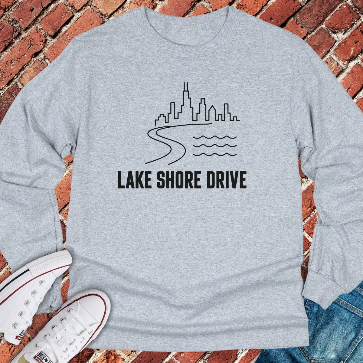 Shore Drive Long Sleeve - Sport Grey