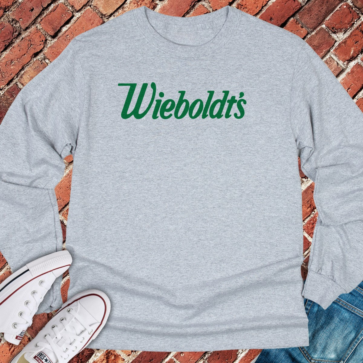 Wieboldt’s Retro Long Sleeve - Sport Grey