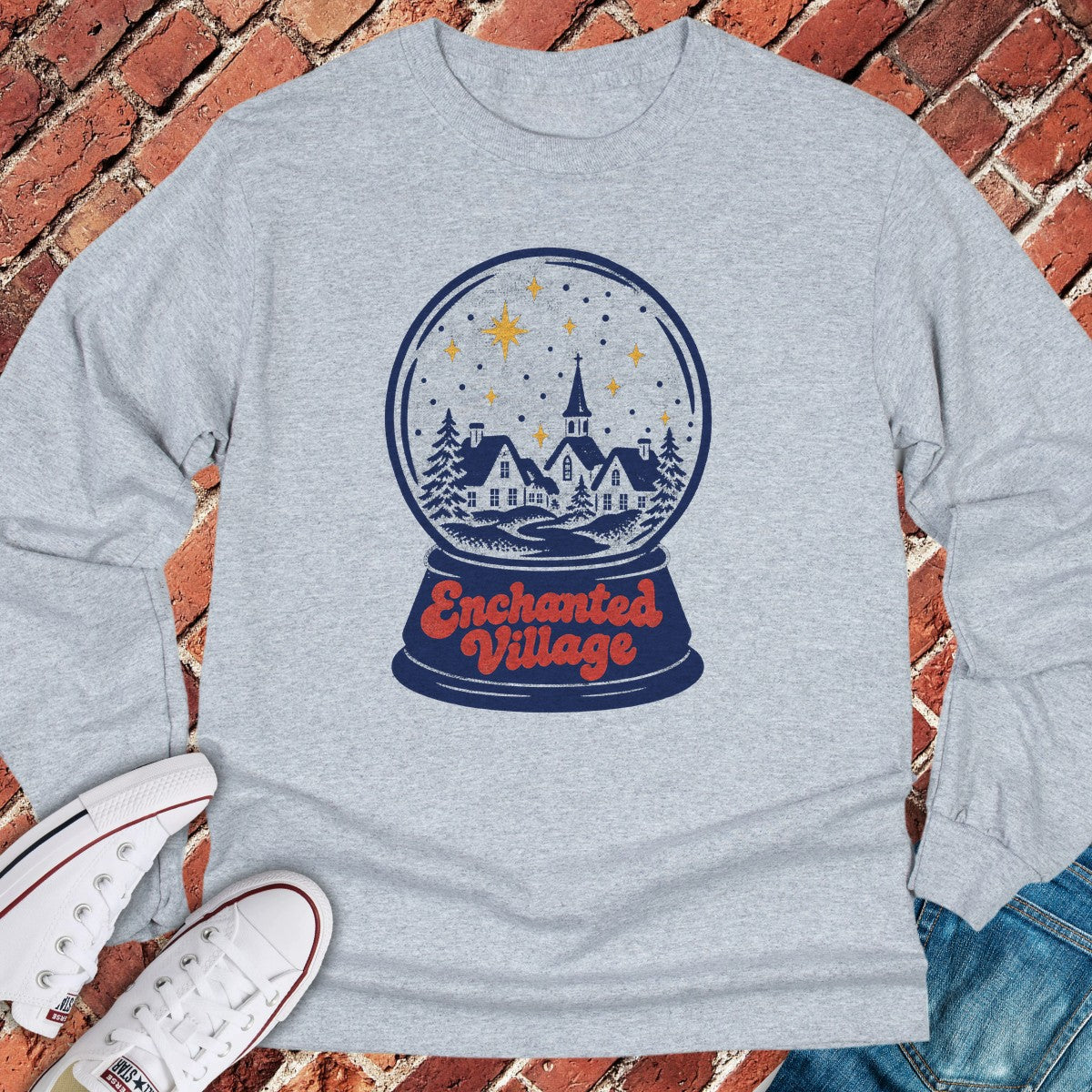 Enchanted Village Long Sleeve - Sport Grey