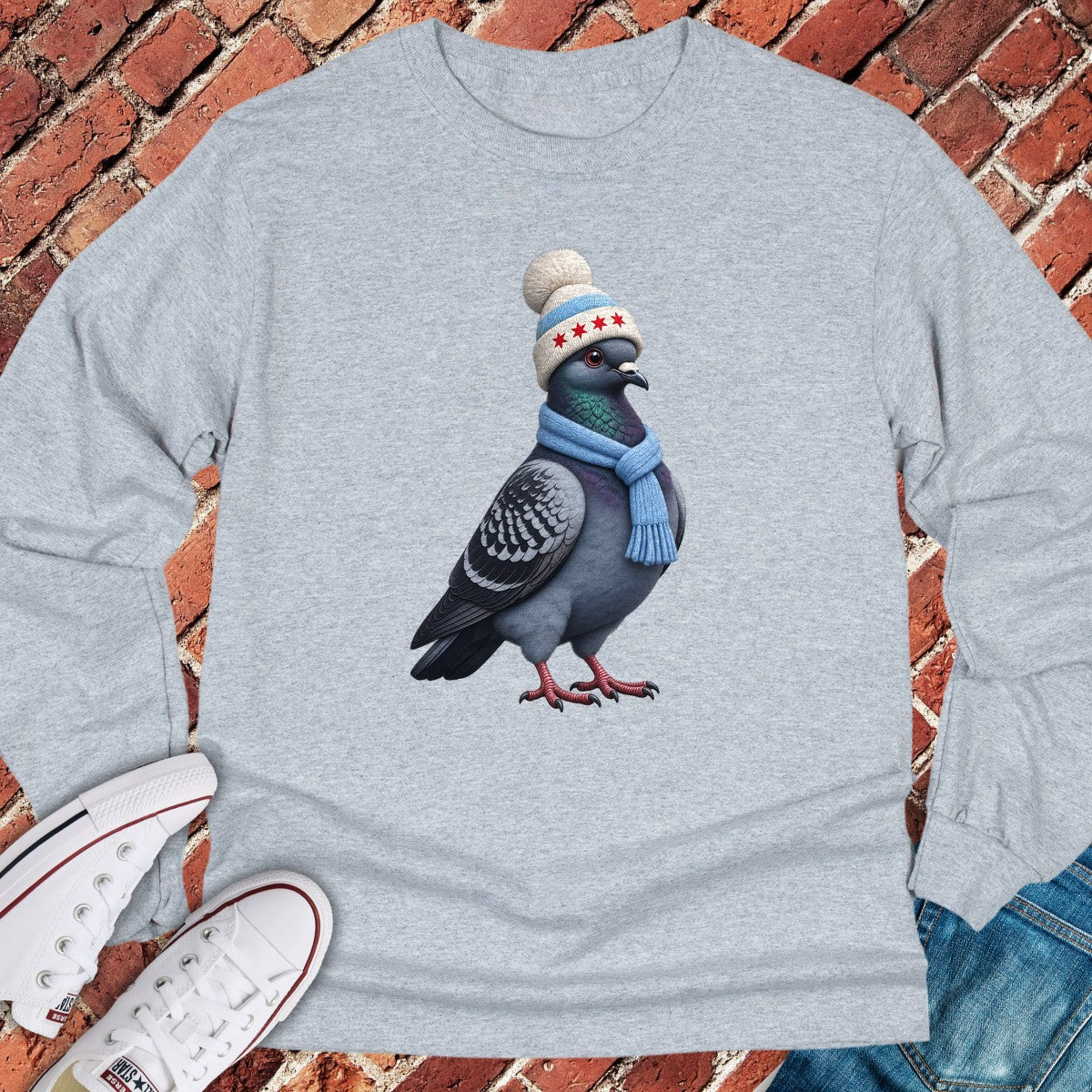 Winter Pigeon Long Sleeve - Sport Grey