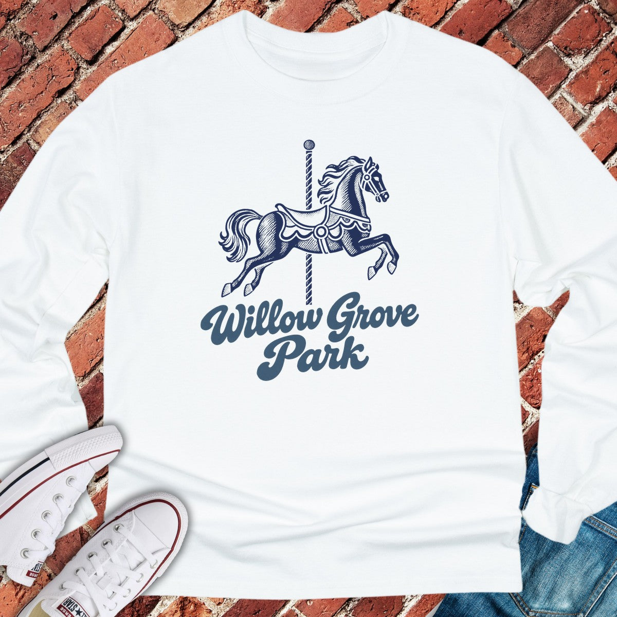 Willow Grove Long Sleeve - White