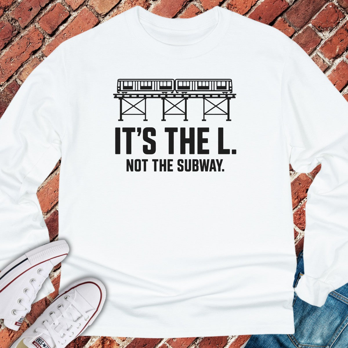 The L Long Sleeve - White