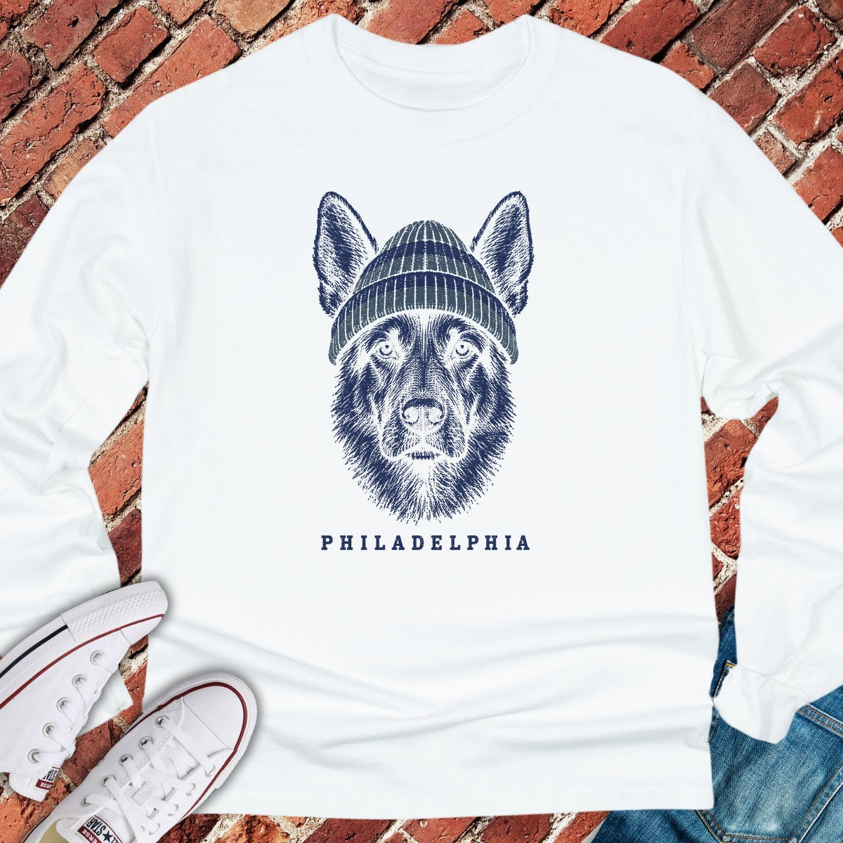 Philly Underdog Long Sleeve - White