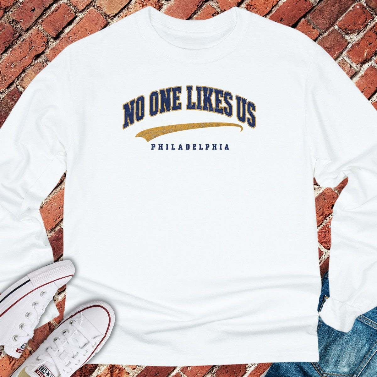 Philly Chant Long Sleeve - White