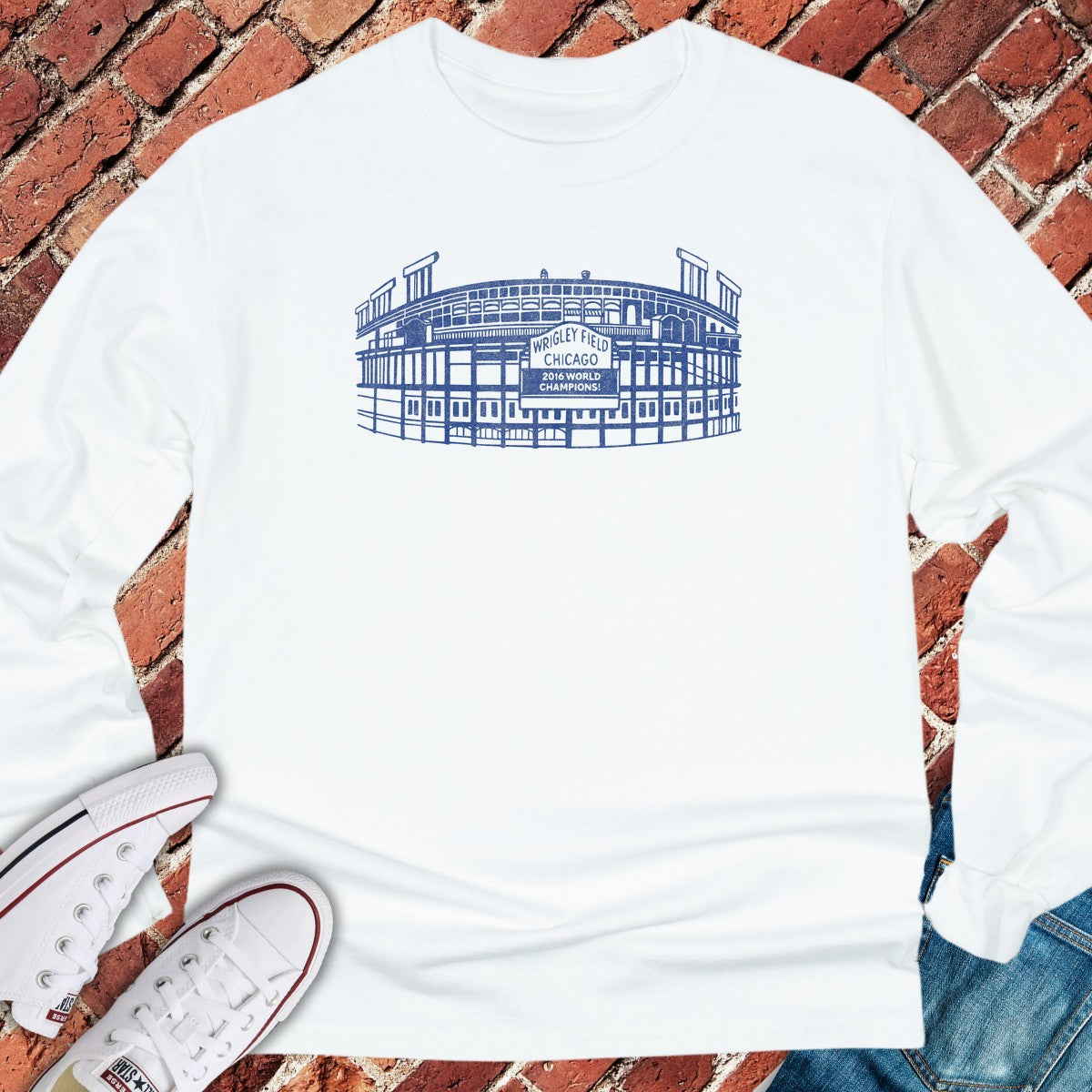Wrigley Blueprint Long Sleeve - White