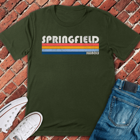 Springfield Illinois Retro T-Shirt