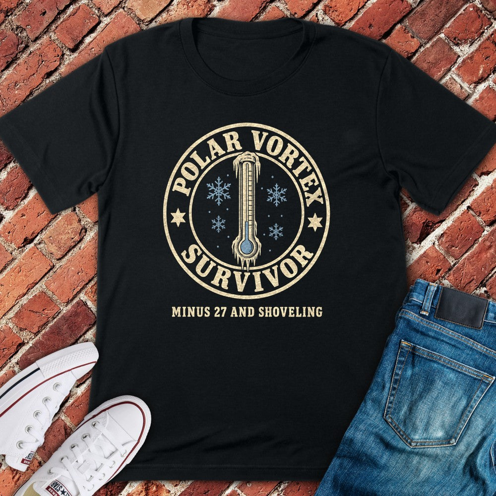 Polar Vortex T-Shirt - Black