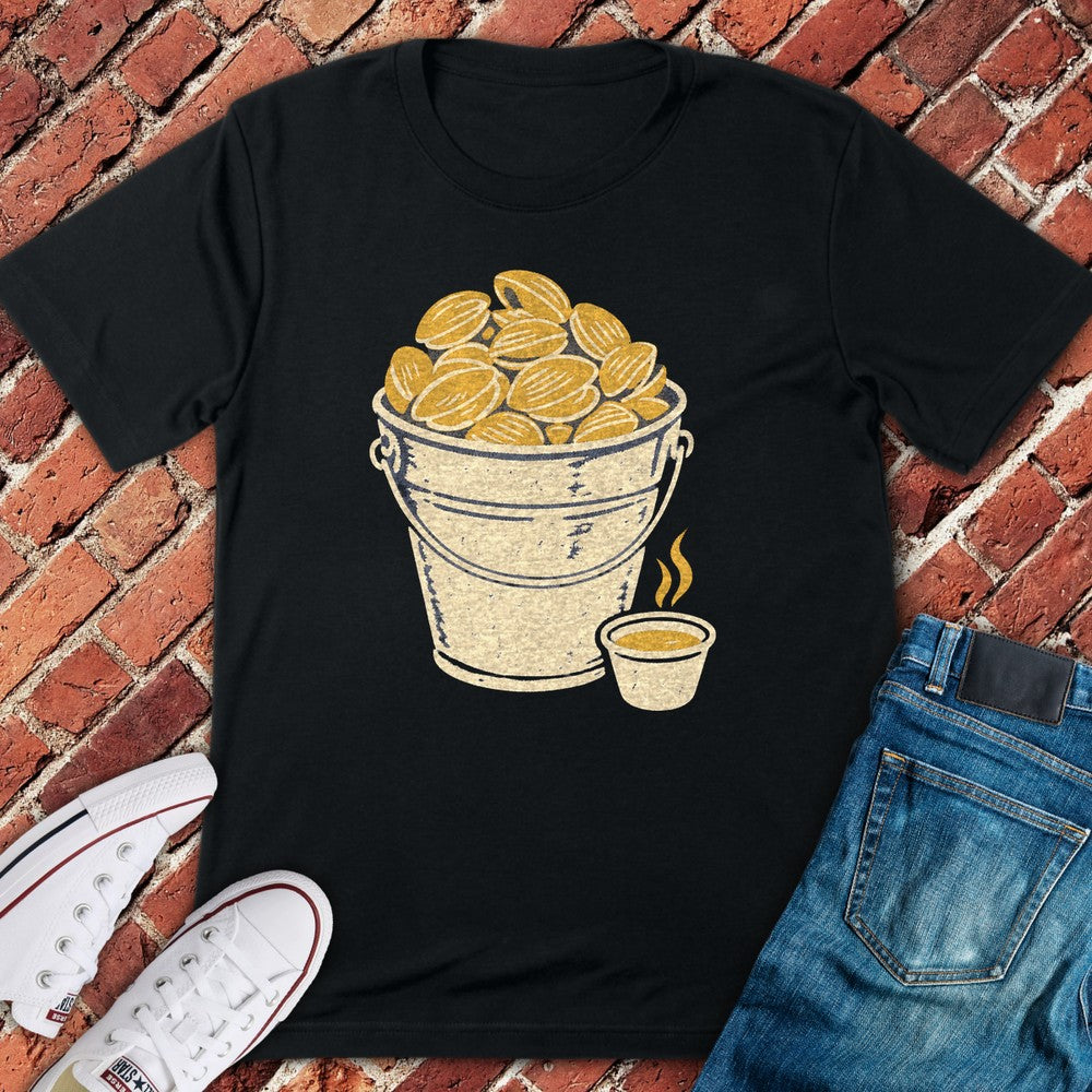 Steamer Bucket T-Shirt - Black