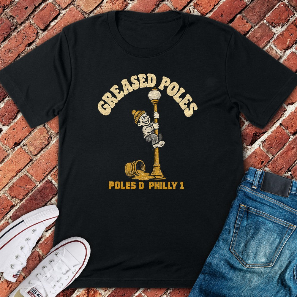 Greased Poles T-Shirt - Black