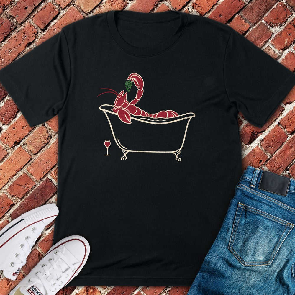 Lobster Bath T-Shirt - Black