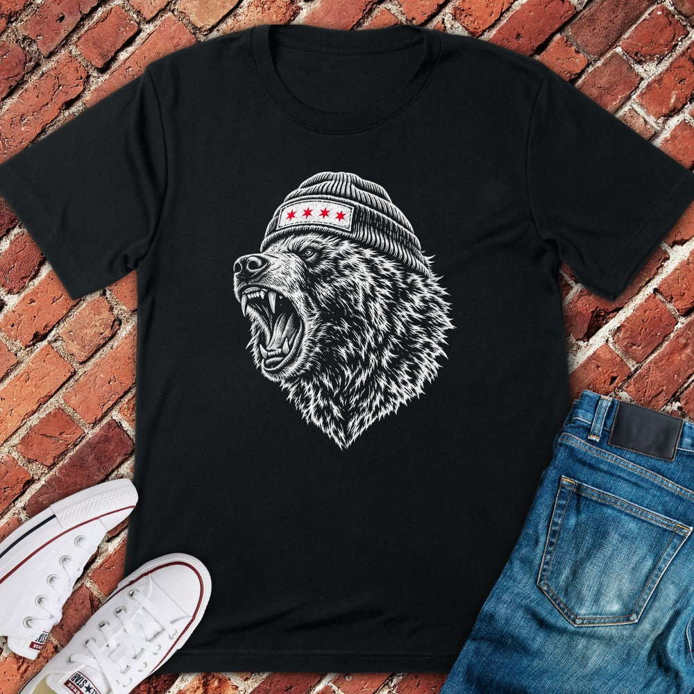 Bear Roar T-Shirt - Black