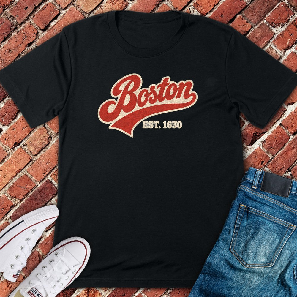 Oldschool Boston T-Shirt - Black