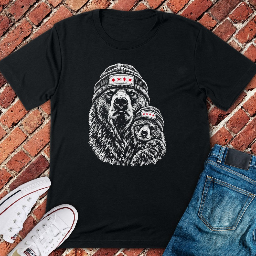 Mama Cub T-Shirt - Black