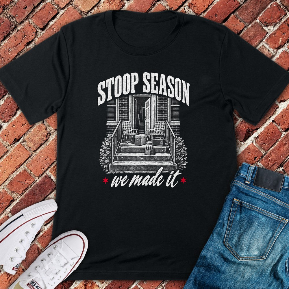 Stoop Season T-Shirt - Black