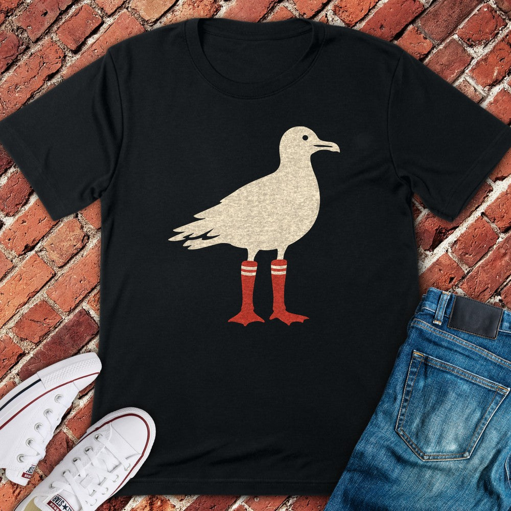 Sock Gull T-Shirt - Black