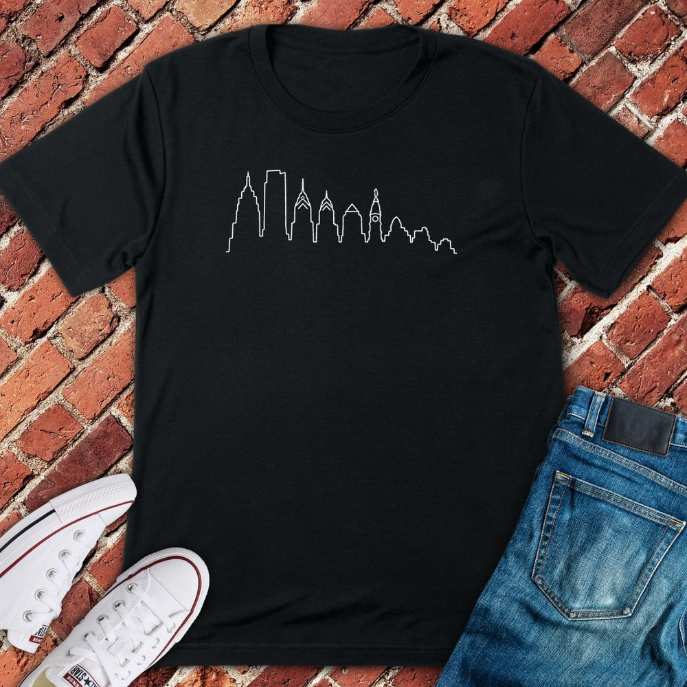 Outline Skyline T-Shirt - Black