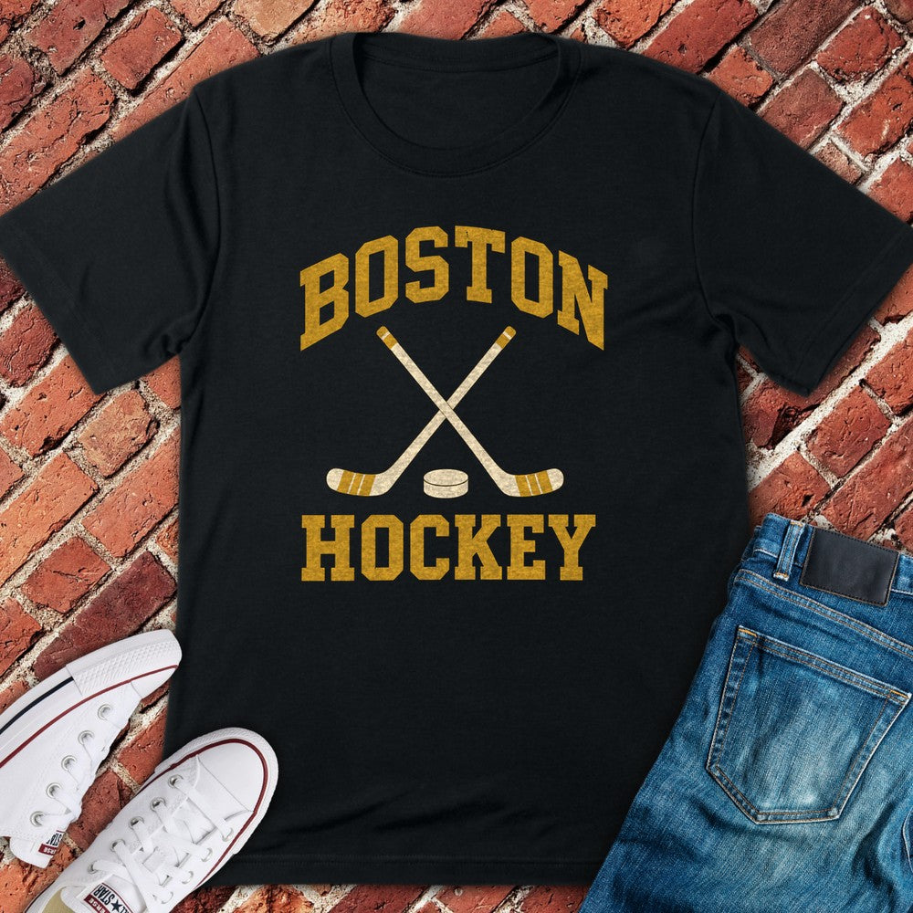 Boston Hockey T-Shirt - Black