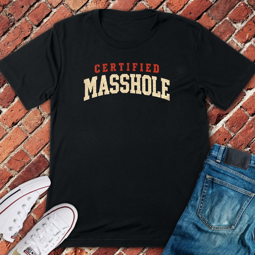Certified Masshole T-Shirt - Black