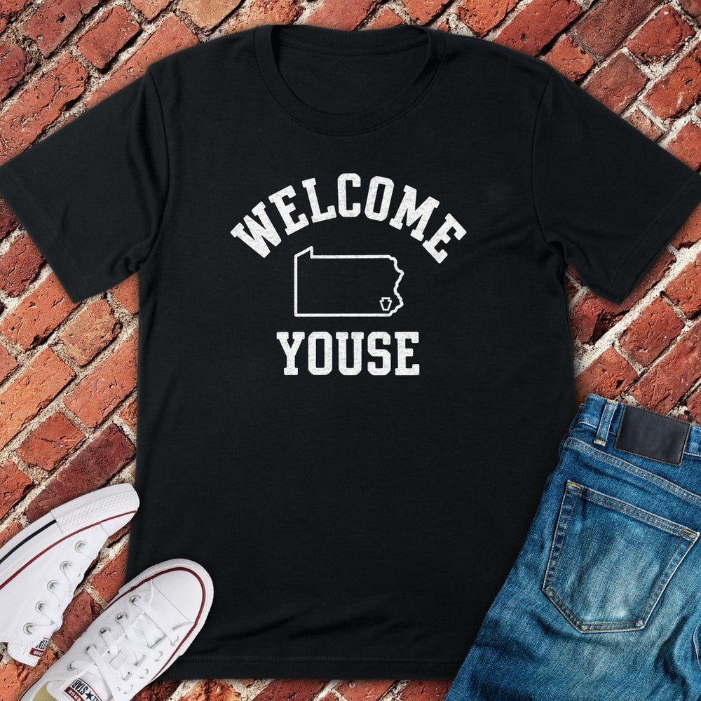 Welcome Youse T-Shirt - Black