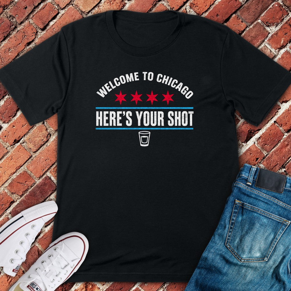 Welcome Shot T-Shirt - Black