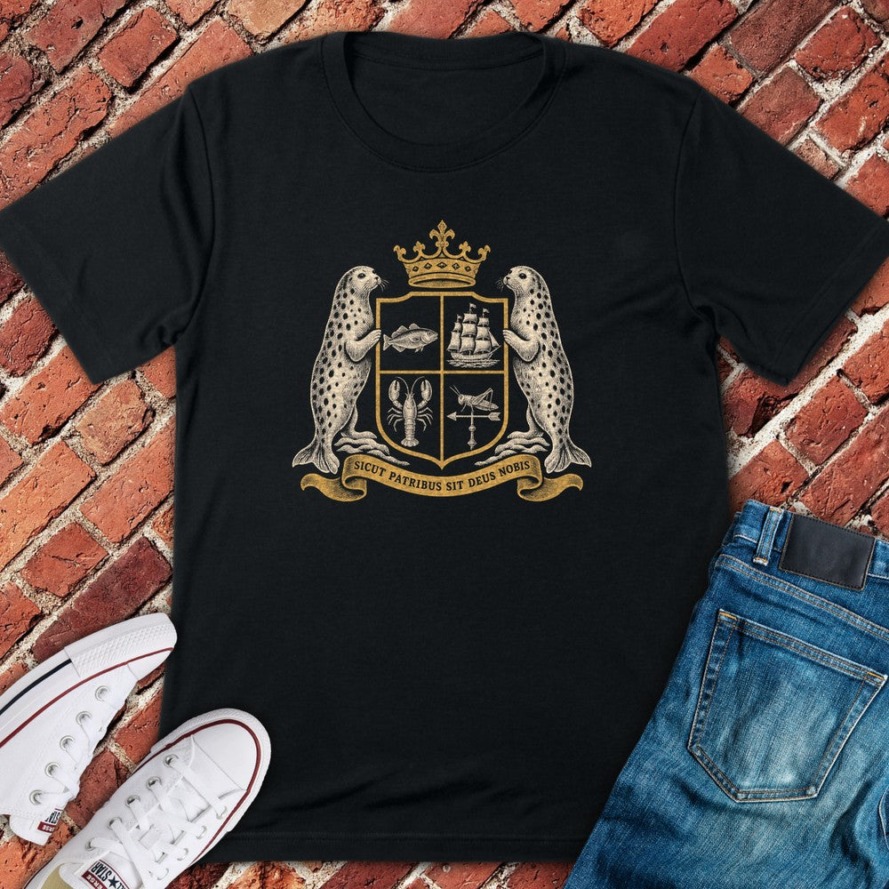 Boston Crest T-Shirt - Black