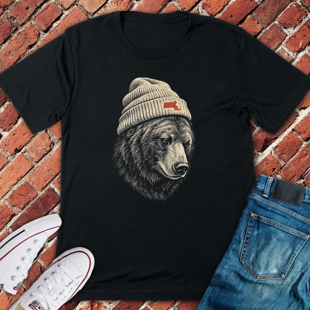 Beanie Bruin T-Shirt - Black