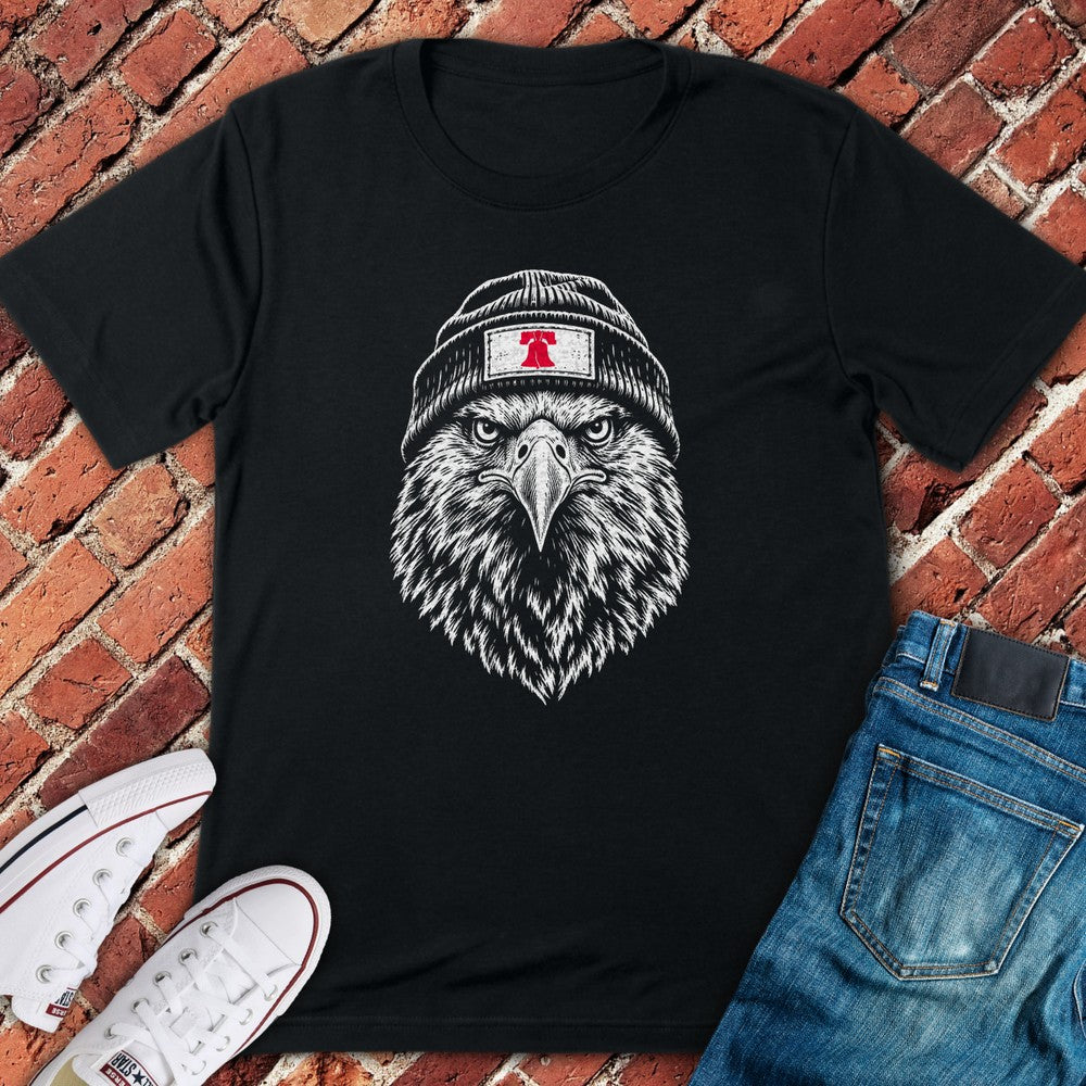 Philly Beanie T-Shirt - Black