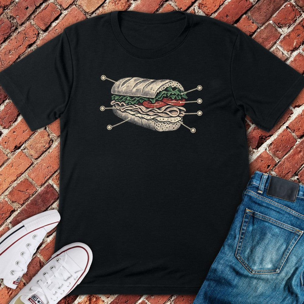 Hoagie Anatomy T-Shirt - Black