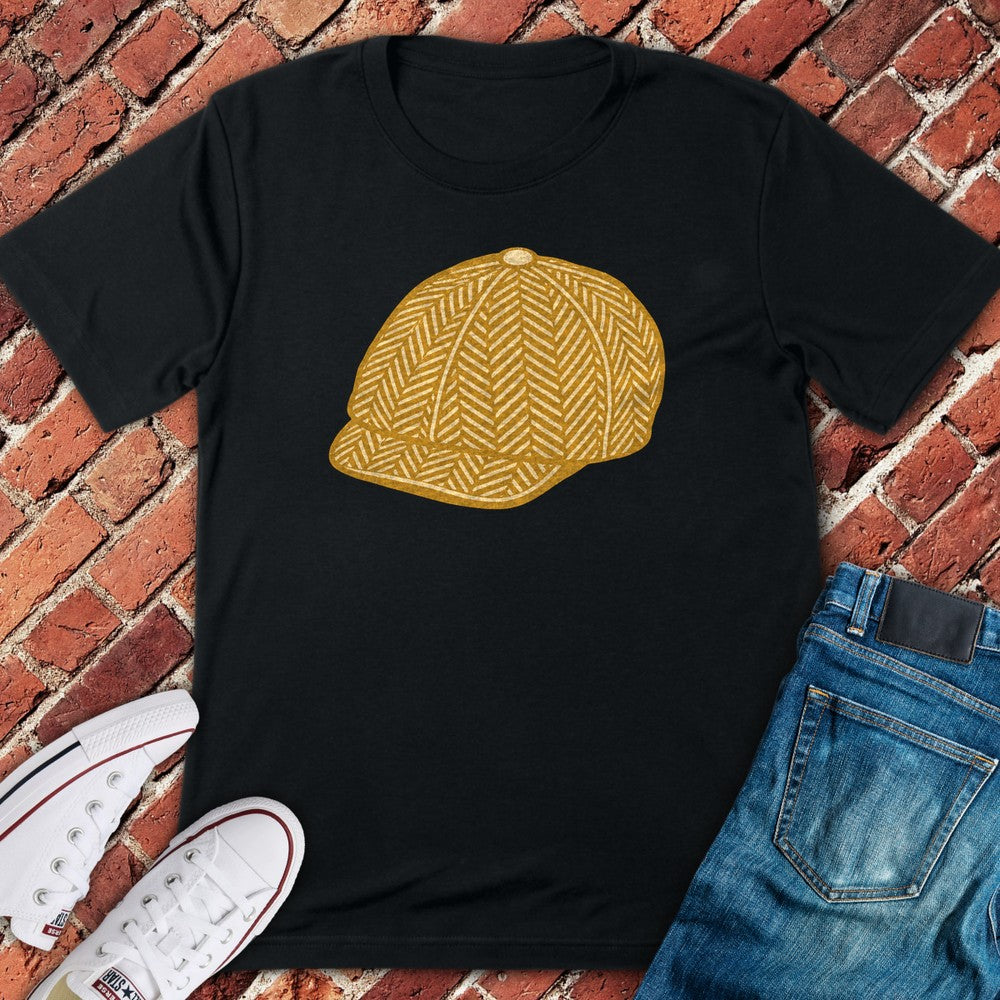 Scally Cap T-Shirt - Black