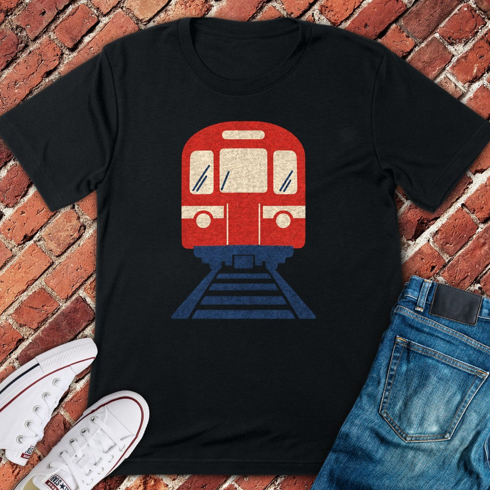 Red Line T-Shirt - Black