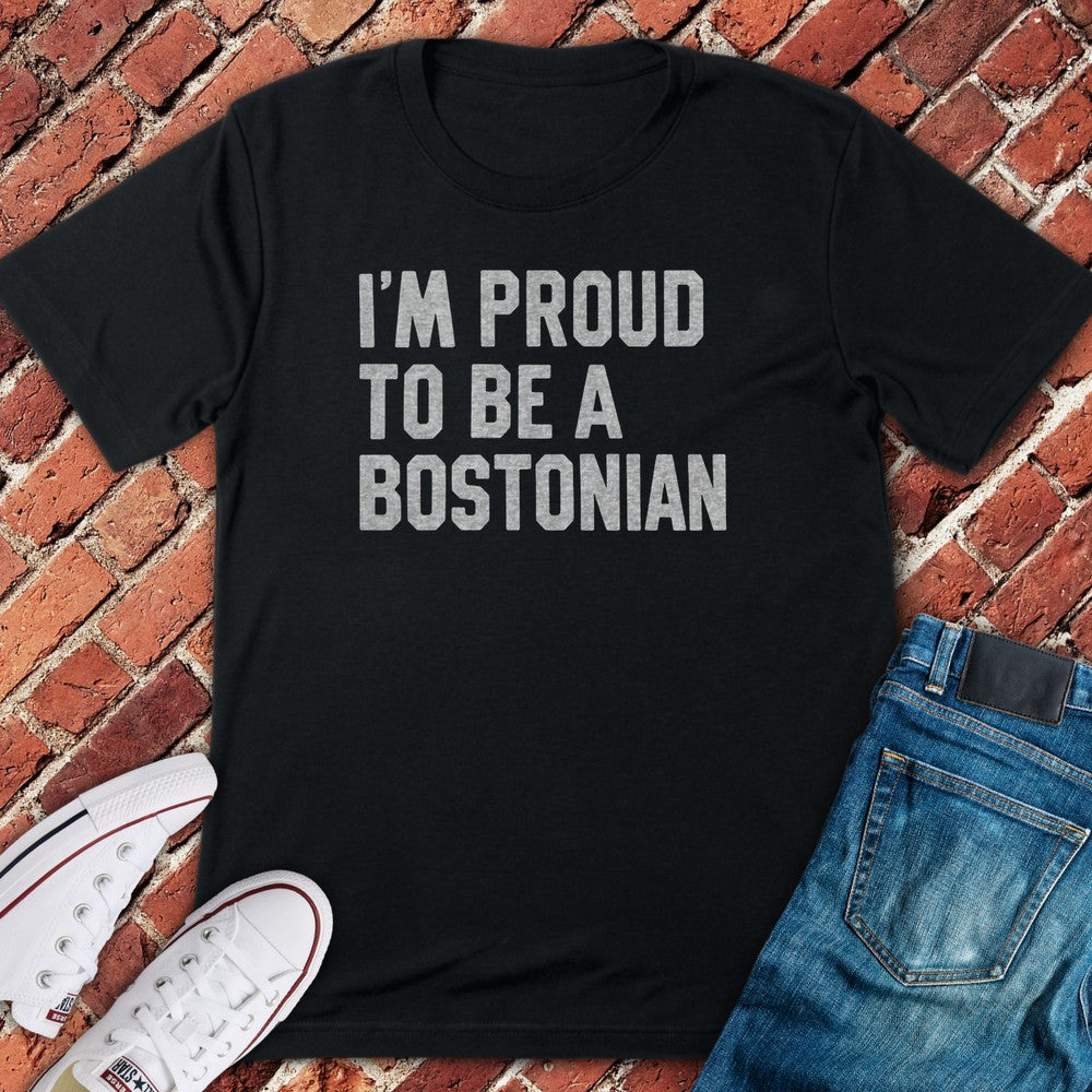 Proud Bostonian T-Shirt - Black
