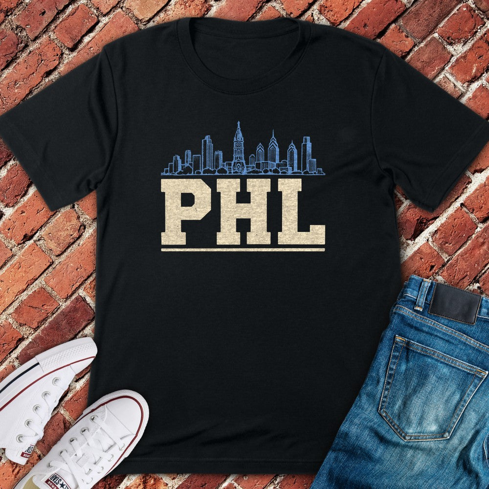 PHL Skyline T-Shirt - Black
