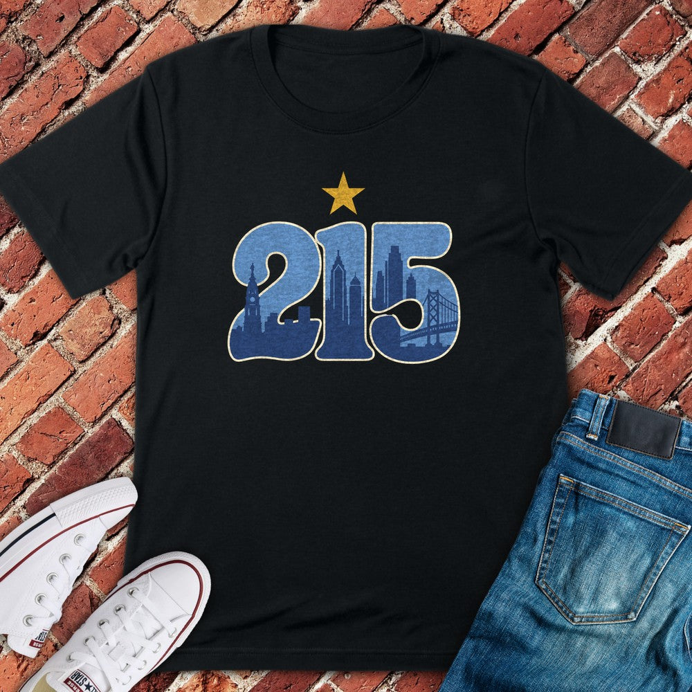 Skyline Numbers T-Shirt - Black