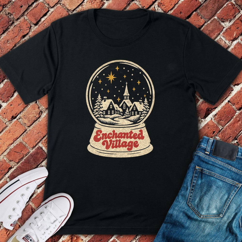 Enchanted Village T-Shirt - Black