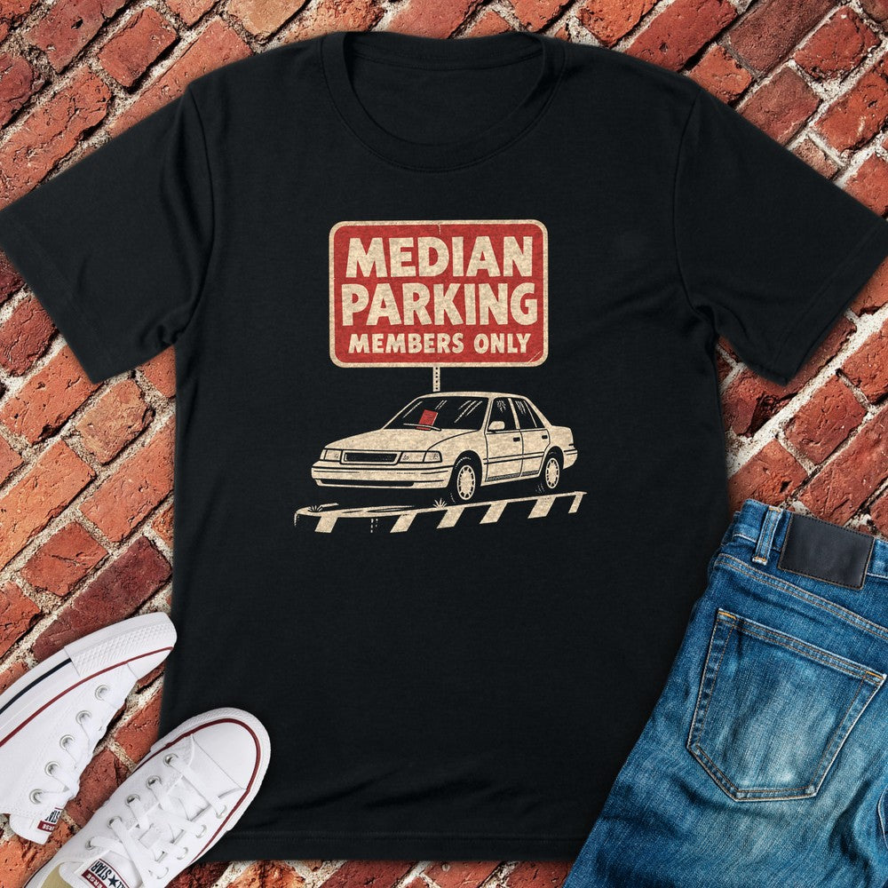 Median Parking T-Shirt - Black