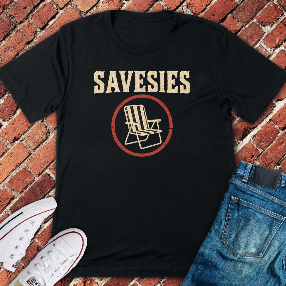 Savesies Chair T-Shirt - Black