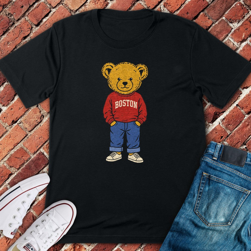 Sweatshirt Teddy T-Shirt - Black
