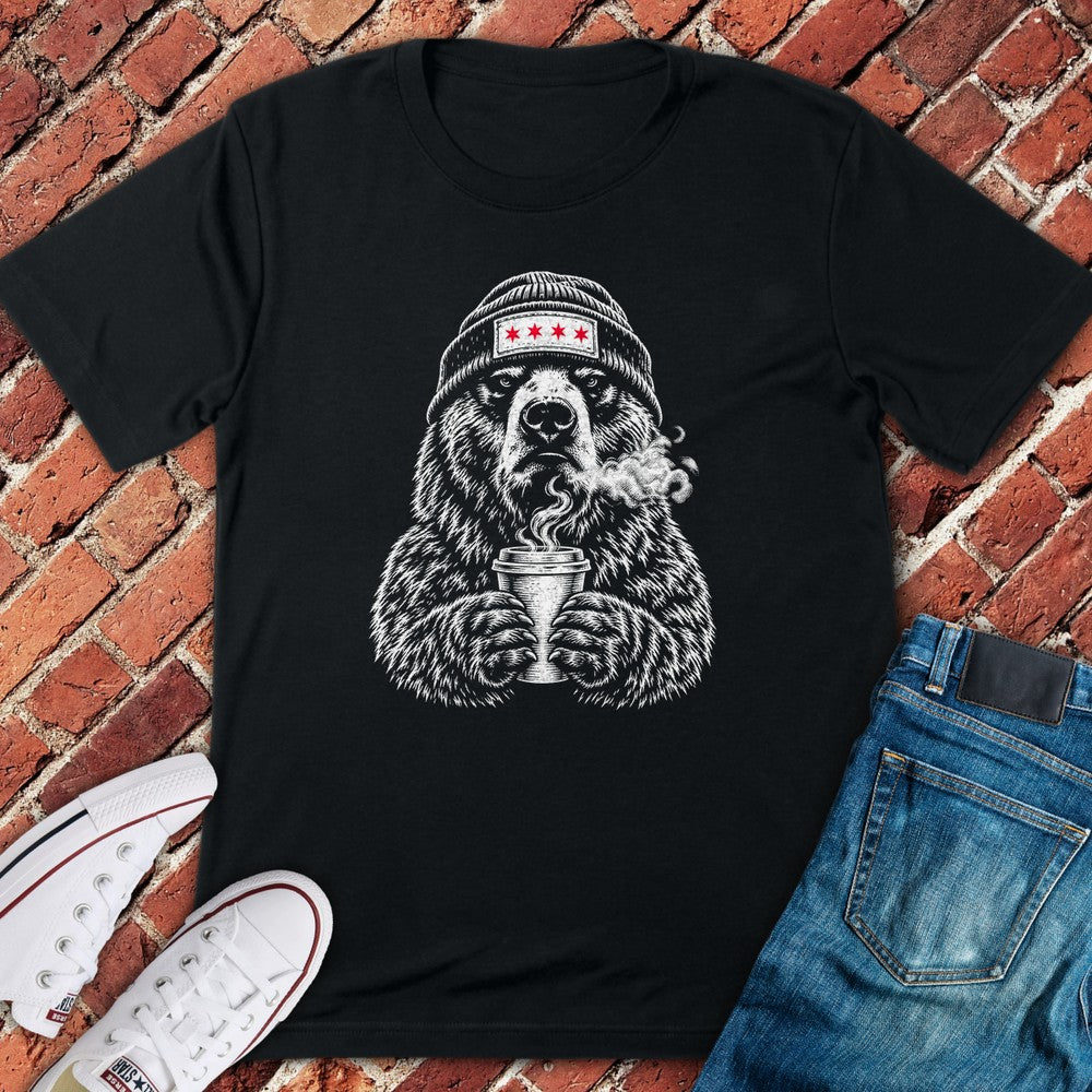 Coffee Bear T-Shirt - Black