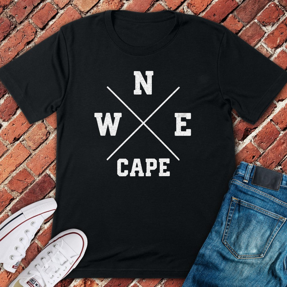 Cape Compass T-Shirt - Black