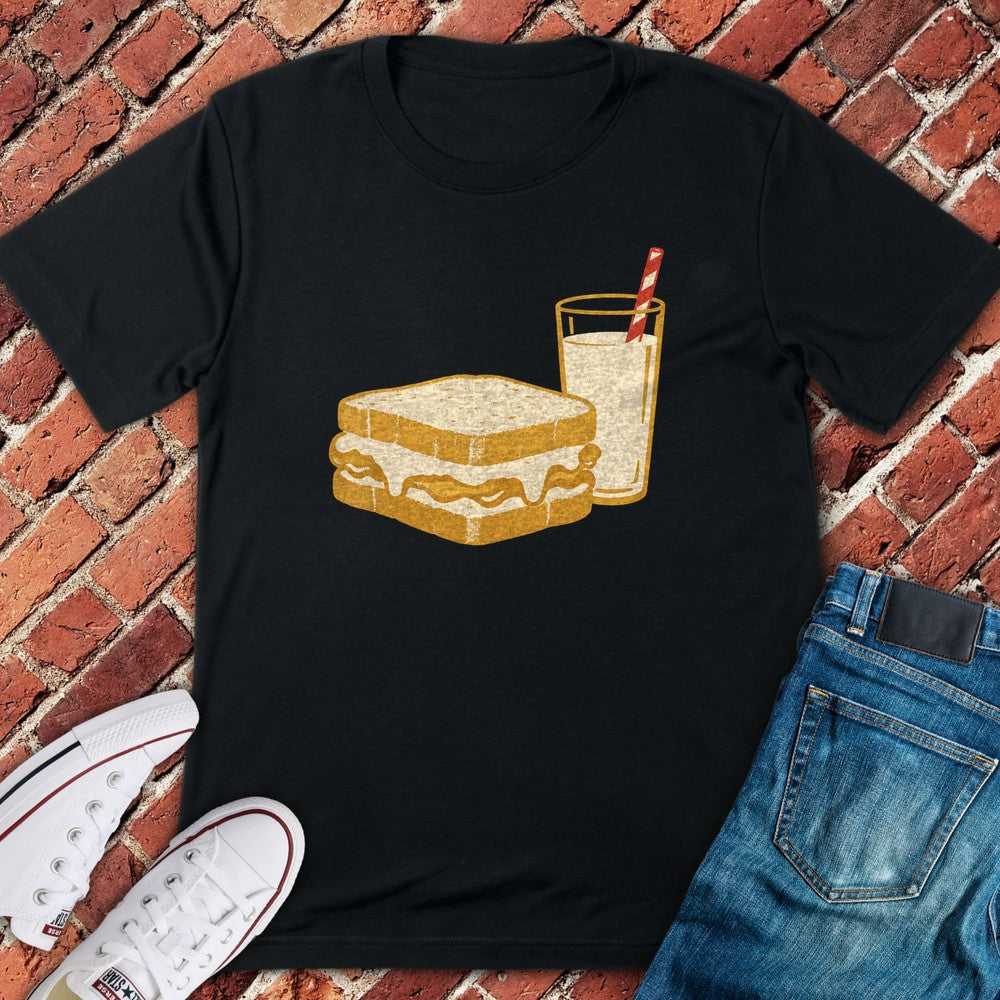 Marshmallow Sandwich T-Shirt - Black