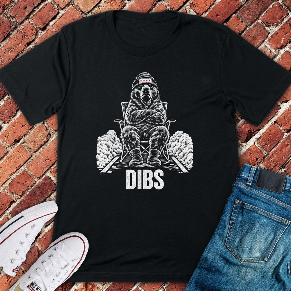 Dibs Bear T-Shirt - Black