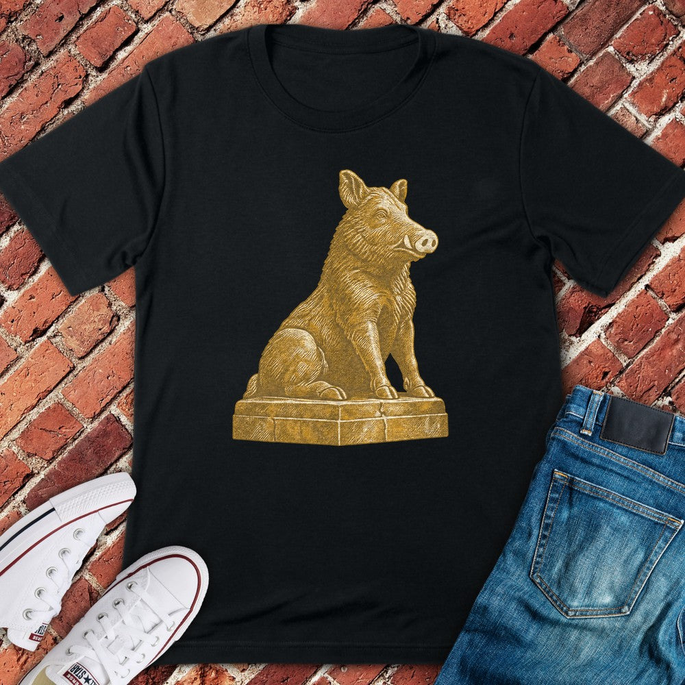 Brass Boar T-Shirt - Black