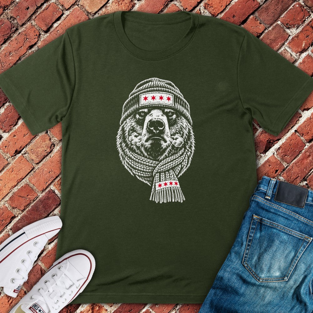 Windchill Bear T-Shirt - Military Green
