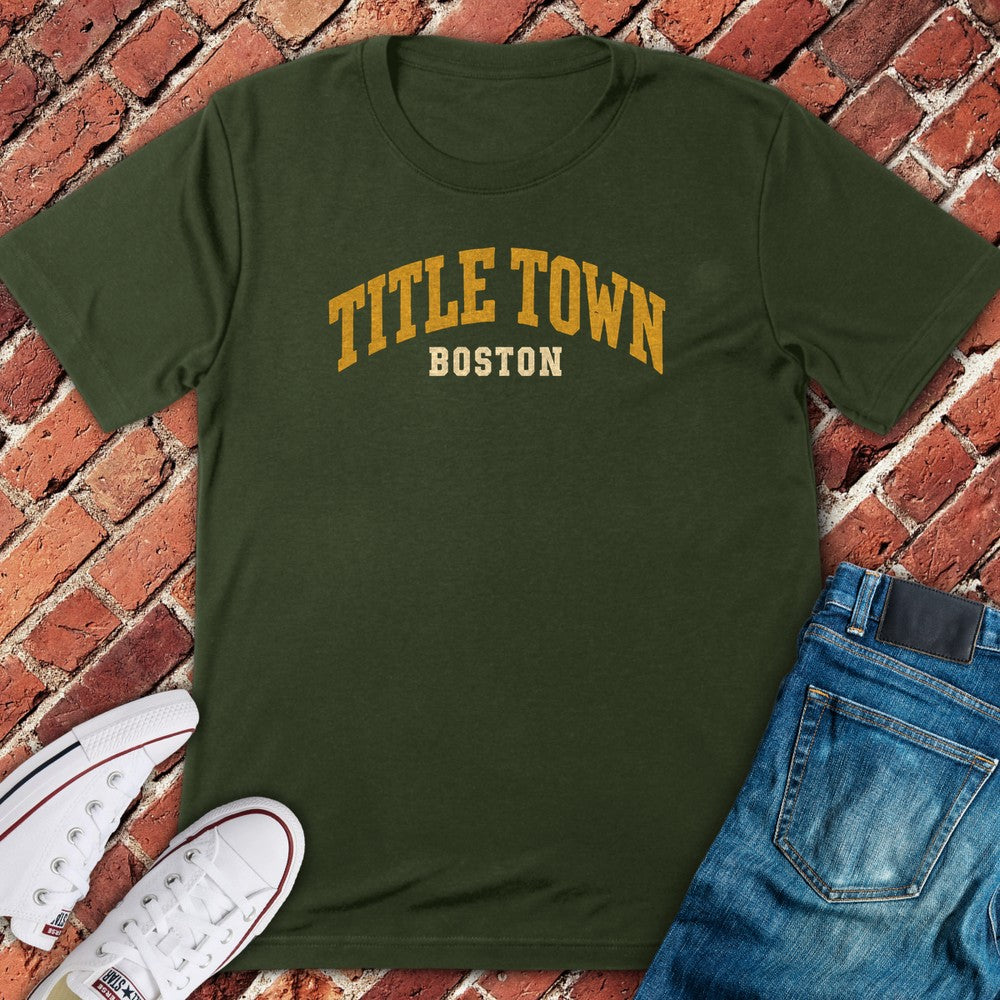 Title Town T-Shirt - Military Green