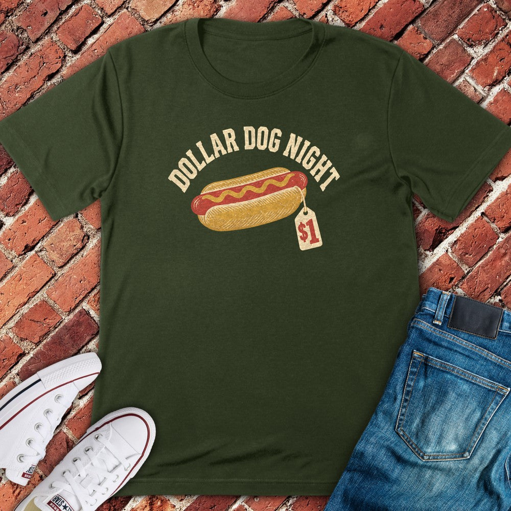 Dollar Dogs T-Shirt - Military Green