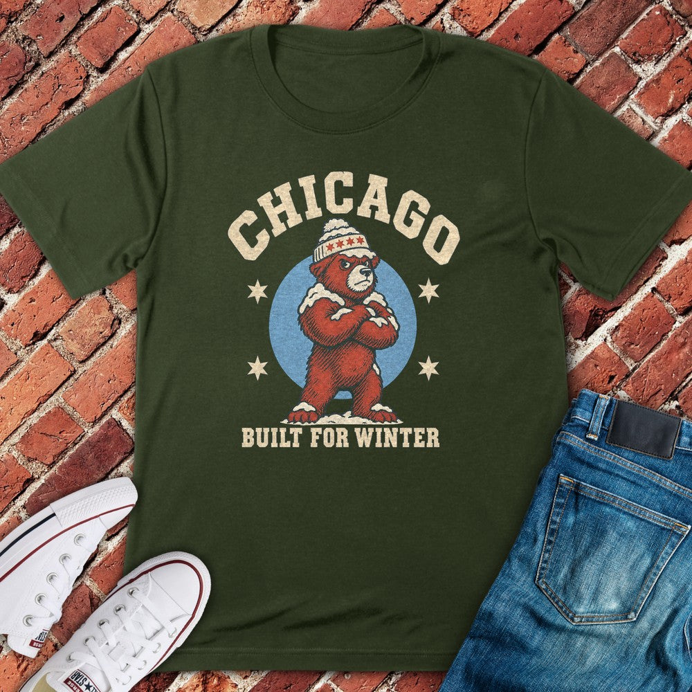 Winter Built T-Shirt - Military Green