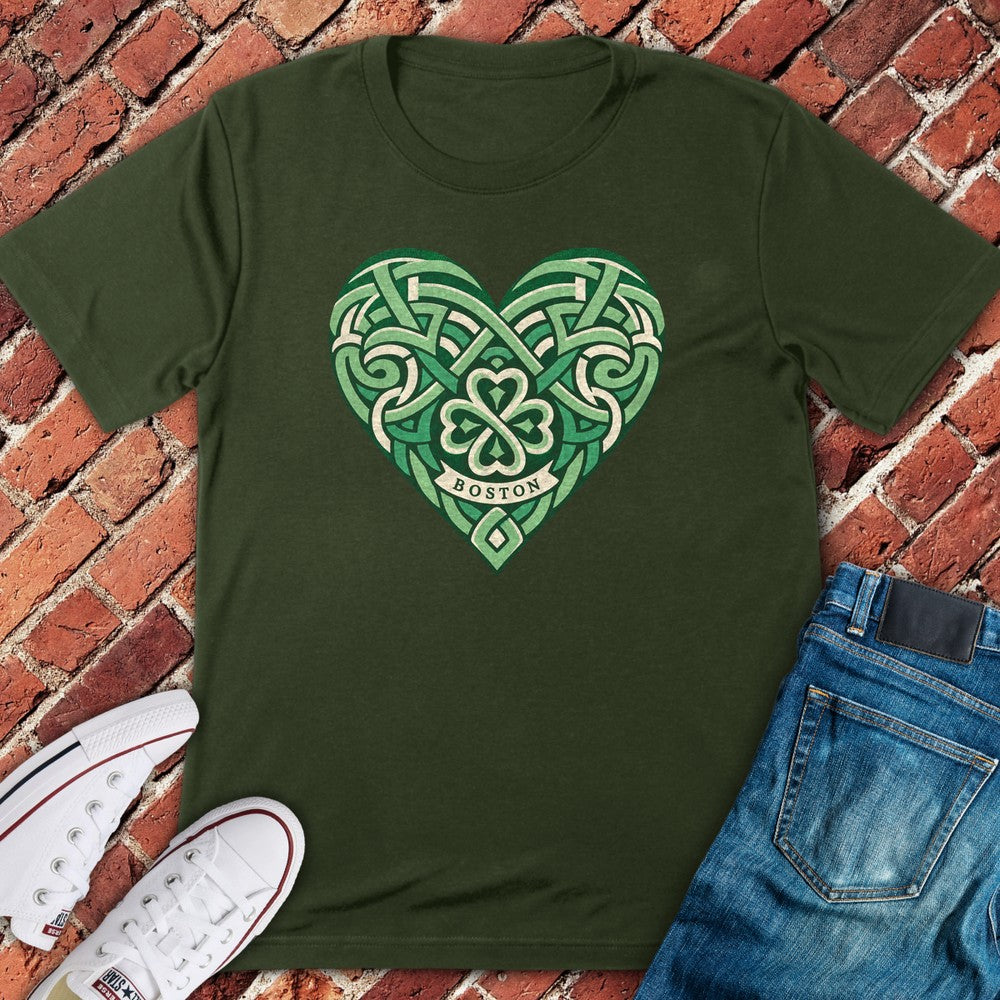 Celtic Boston T-Shirt - Military Green