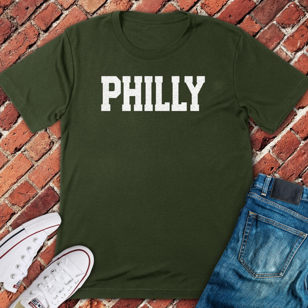 Block Philly T-Shirt - Military Green